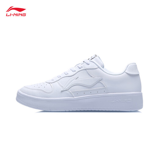 李宁浮舟丨板鞋轻盈软弹男鞋透气小白鞋男百搭经典休闲鞋AGCS419
