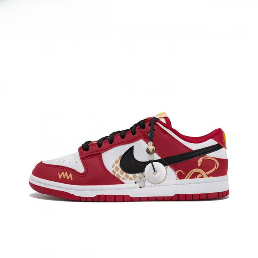 Nike (Nike) Sneakers-Anpassung Nike Dunk Jahr der Schlange Blue Smoke Floating Light White Snake Legende Low Board Schuhe DD1391-100 (Team610-CNY Snake S 40