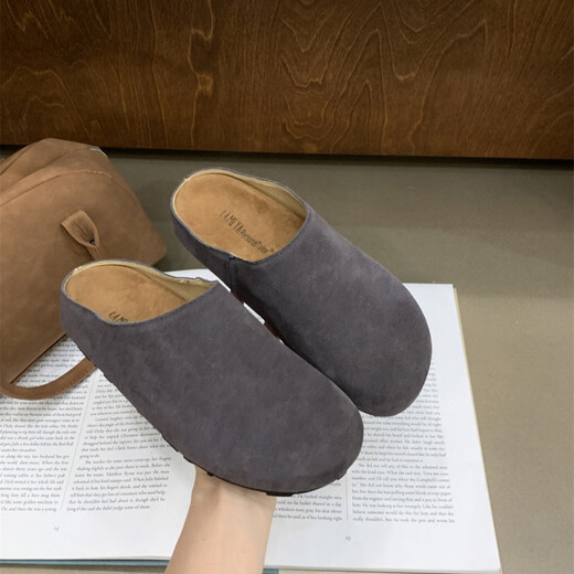 S.Sofea a émulé le cuir épais semelles Birkenstock Pantres pour les femmes enceintes atteintes d'une tendance rétro antidérapante 9226 BLUE 35