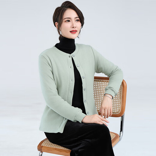丝煌桑蚕丝棉袄女内穿手工丝绵小棉衣妈妈装秋冬保暖棉服内胆大码 藏底菊花3524 M[建议95-105斤] 均码