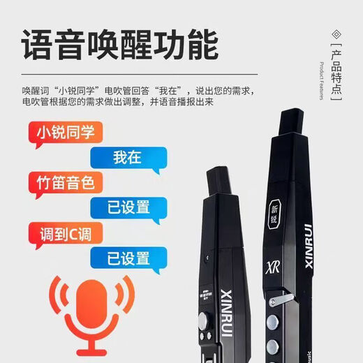 新锐XR6000电吹管【官方正品】新款国产正品电萨克斯电子笛专业乐器  新锐6000出厂配置【限时送音箱+收发器】