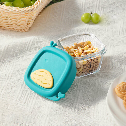 Betas baby food supplement bowl glass steamable storage box for household fresh-keeping special baby food supplement tools children's tableware bowl
