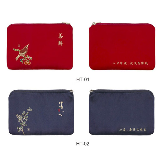 New short coin purse jewelry bag for men and women zipper coin bag card bag bracelet bracelet storage bag creative yellow Anren 8*12cm