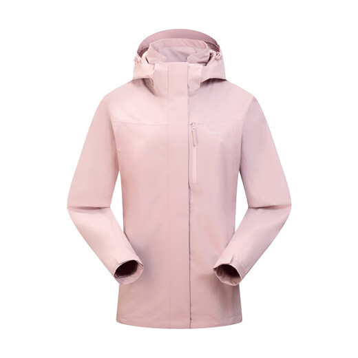 TOREAD 3-in-1 Shock Clothes Men and Women 25 New Outdoor Sports Windproof Warm Waterproof Water-Porcelain Wet-Porcelain Hiking Coat Porcelain Tile Powder Women XL
