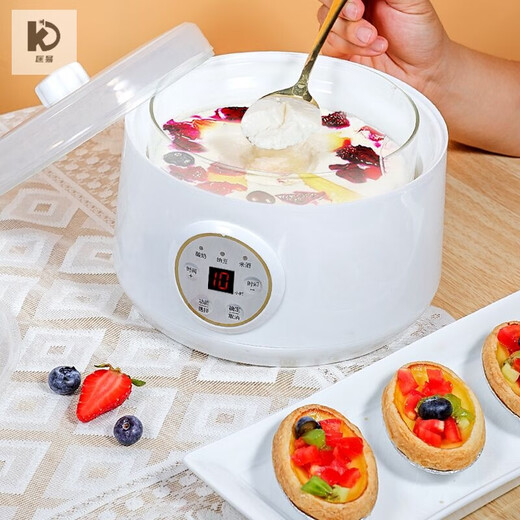 匡易1.7升大容量智能酸奶机自制机纳豆机全自动玻璃内胆发酵机 1.7升玻璃内胆智能款酸奶机