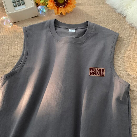 Classic Car (Laoyche) Gilet pour hommes T-shirt sans manches à manches inférieures à la tendance à la tendance masculine de grande taille