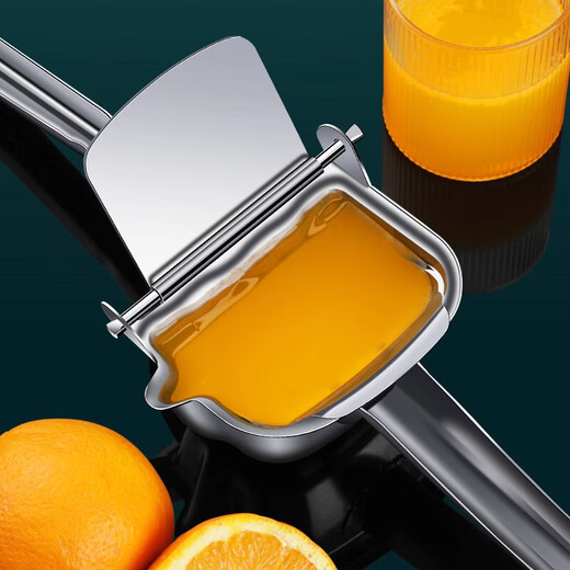 Manual juicer stall commercial orange juice press juicer lemon watermelon pomegranate freshly squeezed orange artifact 304 stainless steel enlarged and thickened single juicer