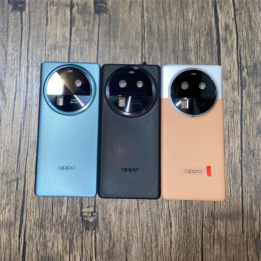 OPPO original suitable for Findx6 original back cover metal glass Findx6pro original back cover battery cover middle frame Findx6Pro original back cover cloud black no shell