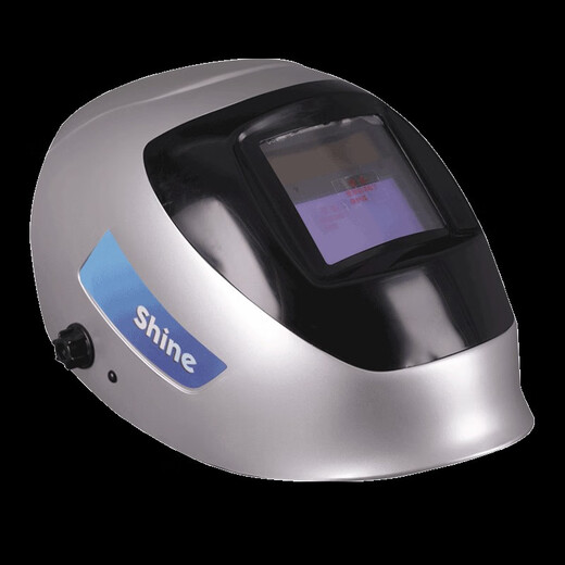 Xun'an Echtfarben-Kopfschweißmaske, automatische Verdunkelung, Schweißhelm, Argon-Lichtbogenschweißmaske, schützende Schweißmaske, Wilta XA-5009 (V), hochtransparentes Silber