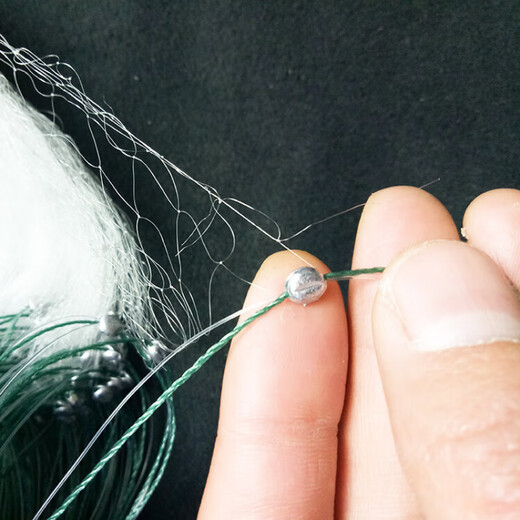 Yuzhiyuan fishing net small white strips fish net small fish single layer sticky net 1 finger 2 finger 3 finger clear fish sinking net floating net fishing net 1.5 meters 7 minutes 50 meters single layer sinking net