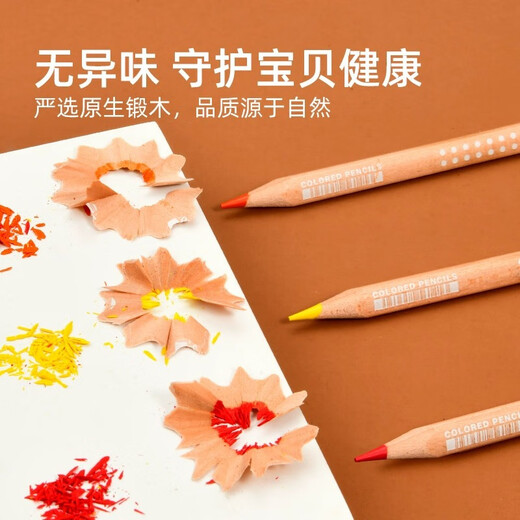 Mideer Milu Kinderfarbe Bleistift ölig farbige Bleistiftmalerei Kunstmalerei Set Sketch Lead Pinsel Grundschule Kreatives Element Colored Pen-48 Farbe MD6187 Gleicher Code