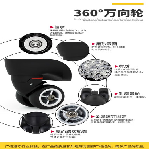 Enregistrez le meilleur pour les accessoires de roue de chariot de remplacement de chariot de chariot de chariot de chariot de chariot de carasse de roue de 20/24 pouces