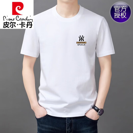 Pierre Cardin Summer NUEVA VERSIÓN COREANA COREANA DE HOMBRES DE COTHINA PURO High-End
