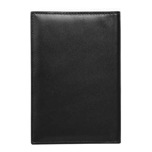 Real cowhide passport bag multi-function bank card passport protective leather case travel passport clip certificate bag new style new black HZ-01