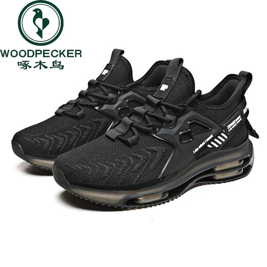 Specht mit großer Größe 46 Herrenschuhe Sommer 4748 Luftkissen Schock absorbieren atmungsaktive Sportschuhe lässige Laufschuhe Männer Blade Schuhe 45 H9903 Weiß und Blau 44