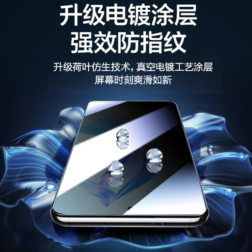 Jipu Honor x70 tempered film HONORX70i tempered film high permeability anti-fall and explosion-proof purple light eye protection anti-peeping Honor x70 tempered film HD high permeability tempered film 2 pieces for Honor X70