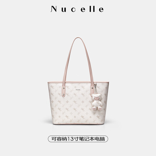 Nucelle's gleicher Pegasus-Tote-Bag 2025 Neue One-Shoulder-Arbeitsbeutel mit großer Kapazität, Taotao Pulver mittelgroße Größe kann 13-Zoll-Computer halten