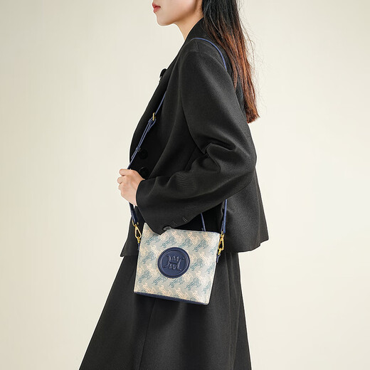 
JACOPONNUS Jacobang Bucket Bag Women's Crossbody 2025 New High-end Light Luxury Niche Old Flower Commuter Handmade Vegetable Basket Bag Carriage Royal Blue Ordinary Packaging