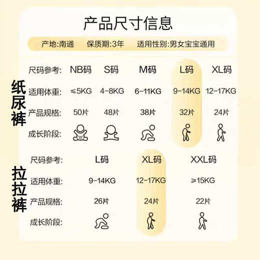 GOO.N PREMIUM大王光羽环贴纸尿裤婴儿尿不湿婴儿大号轻薄透气拉拉裤裤型学步裤 大王光羽拉拉裤XXL22片