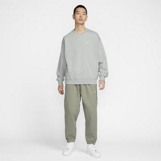 耐克（NIKE）男子户外简约日常舒适百搭休闲运动裤长裤DX1365-320 绿色  L 