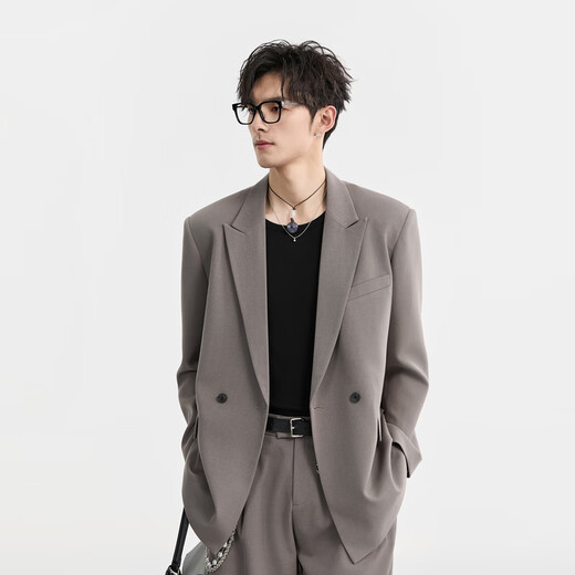 Earl Zall Tencel Wool High-Quality Spring and Autumn Loose Business Commuting Casual Suit Single Jacket Engagement Suit Thin Section