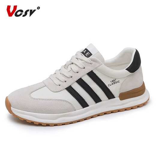 VCSV fashion brand sports shoes men's shoes new summer Forrest Gump shoes men's light luxury casual shoes men's soft sole height-enhancing shoes men's white-light luxury men's shoes 41
