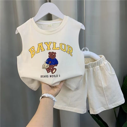 SUYOUMI kaufte 3887 Mal neue Sommerkleidung für Jungen, Westenanzug für Kinder, modisch, dominant, Sommer, ärmelloser Sommer für Kinder, Eisseidenstoff, kühl im Sommer, blau Doraemon 90 Empfehlung 80–90 cm