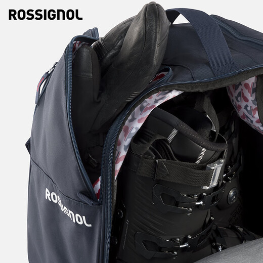 ROSSIGNOL金鸡双板滑雪鞋鞋包背包47L防水坚固滑雪收纳包25新品 黑色