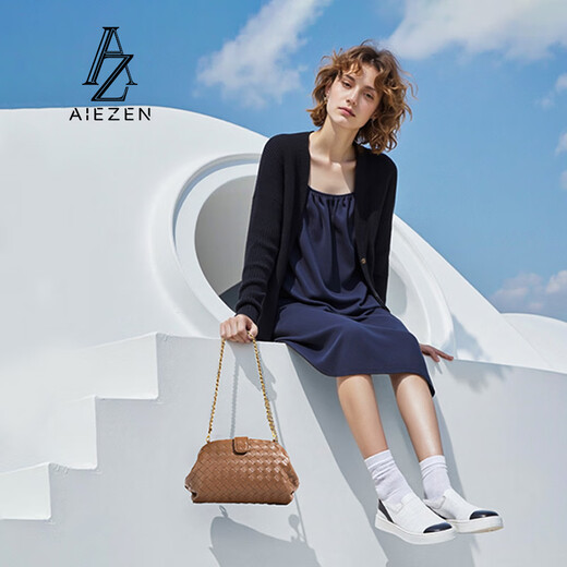 Aiezen итальянский дизайнерский бренд скорлупа сделана в одном плече косой кросс-цепь, чтобы придать подарку жены подруги подарки жены подарка на день рождения подруги