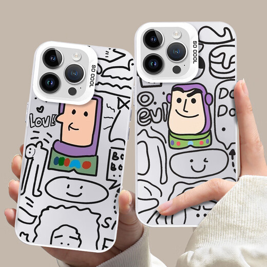 Bus Light Year Mobile Case Apple 16promax Huawei Pura70 Anime Toy Story peripheral three-eyed monster GMM1477 Bus Light Year-Silver-Contrast Color Energy Case Xiaomi 15