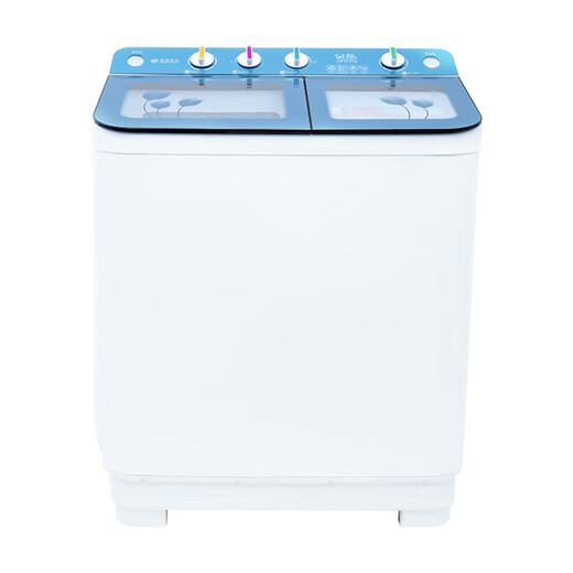 Weili Waschmaschine Semi-automatische 12-Röhrchen-Jin [Jin entspricht 0,5 kg] Großkapazität Doppelbarrel reiner Kupferdraht Dual Motor Starker Power XPB120-9896S China Blau