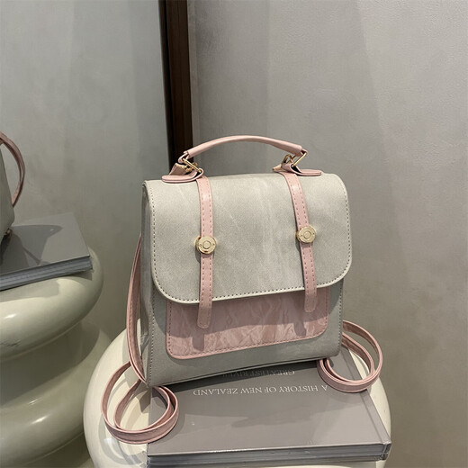 2025 Design Neues vielseitiges, modisches, leichtes, einfaches Rucksacknische -Handtasche, weiß, kein Anhänger