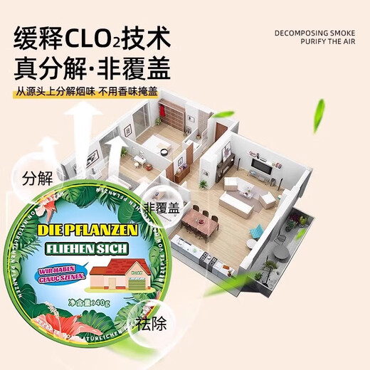 Indoor smoke removal artifact, mahjong hall air purifier, indoor room toilet removal smoke and odor artifact, one piece (experience pack)