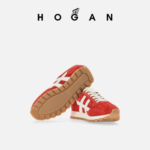 Hogan [Sonderangebot des Saisonende] Hogan -Paar Schuhe 86er Serie H671 Sport und Freizeitschuhe Rot/Weiß - Männermodell 40.5