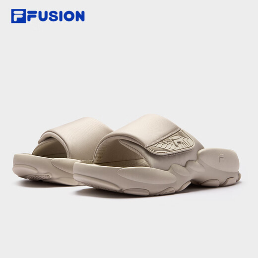 FILA FUSION斐乐潮牌男鞋ANTS SLIPPER拖鞋2025夏季新款蚂蚁拖鞋 羽毛灰-FG 42