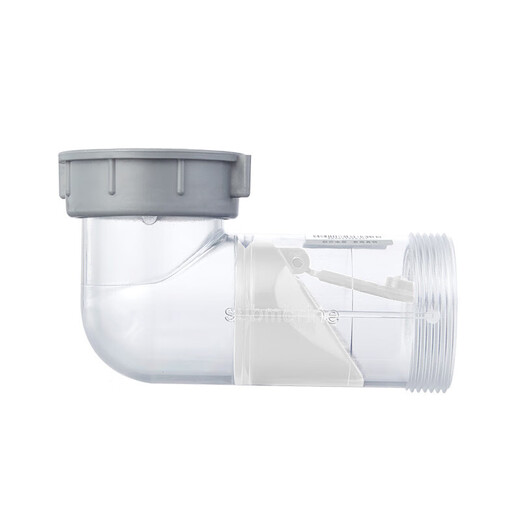 Submarine CSQ-12D double tank washing basin sewer pipe carrying basket 110 sewer pipe set side drainage against the wall to save space