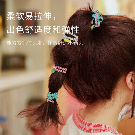 TELETIESTELETIESx Takasha jointly signed the US imported telephone line and sending loop headband Summer fantasy M-677