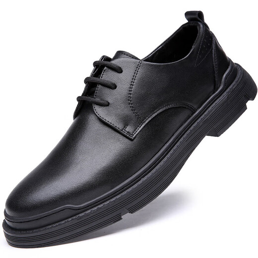 LeoSoxs2025 Herbst und Winter Leder Schuhe Männer lässige britische Martin Boots Männer echt i Leder koreanischer Stil Trendy Arbeitsschuhe Low Top Männerschuhe 100 Brown 9922 44