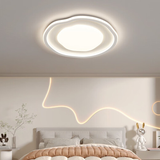 Wrigley creamy air bedroom lamp full spectrum eye protection ceiling lamp Nordic master bedroom children's room lamp modern and simple 50W full spectrum RA9737CM/Xiaomi smart control version/