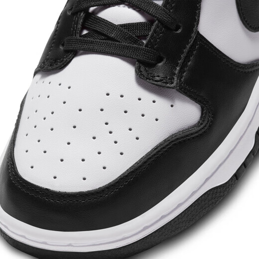 耐克（NIKE）DUNK LOW男子运动鞋复古板鞋胶底低帮轻便缓震DD1391 100白色/黑/白色 38.5