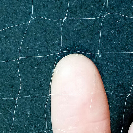 Yuzhiyuan fishing net small white strips fish net small fish single layer sticky net 1 finger 2 finger 3 finger clear fish sinking net floating net fishing net 1.5 meters 7 minutes 50 meters single layer sinking net