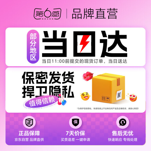 Sixth Sense Condoms Ultra-thin Sexy 72 Only Condoms Condoms with Large Threads and Thorns Ultra-Thin Men's Anti-Premature Ejaculation Condoms