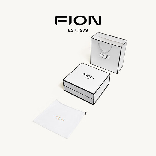 菲安妮（FION）经典老花锁扣小方包女包2025法棍包单肩斜挎包生日礼物