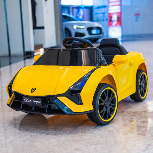 Timini Children's Elektroauto Allrad-Fernbedienung Imitation Lamborghini Auto kann auf Baby-Spielzeugauto-Auto und Frauen Spielzeugwagen Batteriewagen Rosa + Einzelantrieb 6 V + Fernbedienung + Hartplatz (Bild zwei Modelle) Stütze Fernbedienung + App + Selbstfahrten + Vorder- und Heckschwing