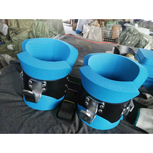 何健弓倒立倒吊器倒挂增高脚套靴护套倒立器倒立机倒立器Gravity Boots 蓝色*2只