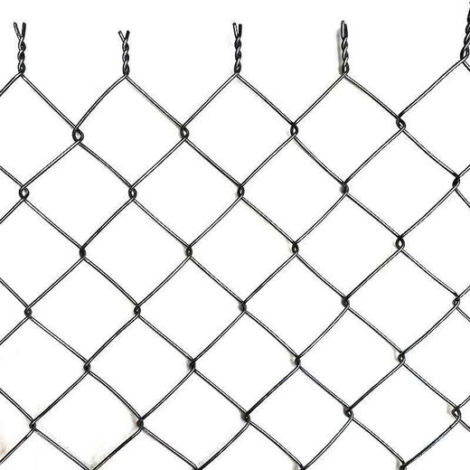 Hot-dip galvanized wire mesh chain-link fence isolation mesh orchard thick protective mesh mountain breeding fence outdoor chain-link fence hot-dip galvanized twisted edge style all steel 1.5 meters high 2.0 thick 6 cm hole 30 meters