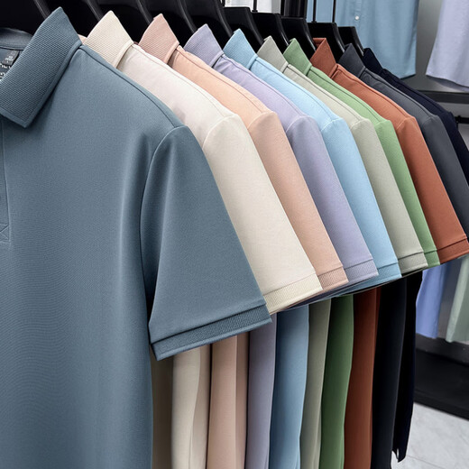 
Lilang official flagship young and middle-aged men's clothing 2025 new T-shirt for summer business casual cool breathable short sleeves half sleeves deep orchid_QL-15125 3XL 56__(Suggested 175-190Jin [Jin equals 0.5 kg])