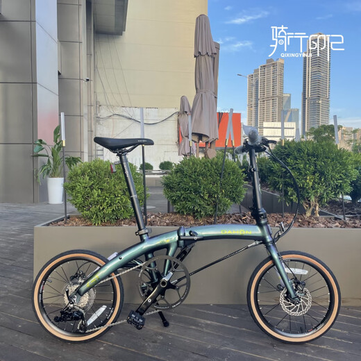 Dahon a gran escala plegable Bicicleta P9 Disco Disc Cambio de velocidad ultra luz Bicicleta para hombres y mujeres PAA693GT Nueva serie P10 lila 18 pulgadas_349