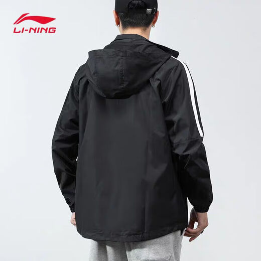 Li Ning Jacket Men's Spring and Autumn Windbreaker Jacket Women's Outdoor Water-Repellent Charge Sportswear Comfortable Windproof Breathable Top