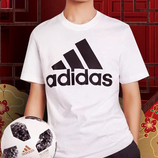 Adidas kurzärärmig Männer Sommer Neues Lauftraining Top Pure Cotton Lose T-Shirt Casual halbärmelte Sports schnell trocknendes T-Shirt DT9929 Pure Cotton Atmable Store Manager empfiehlt L.